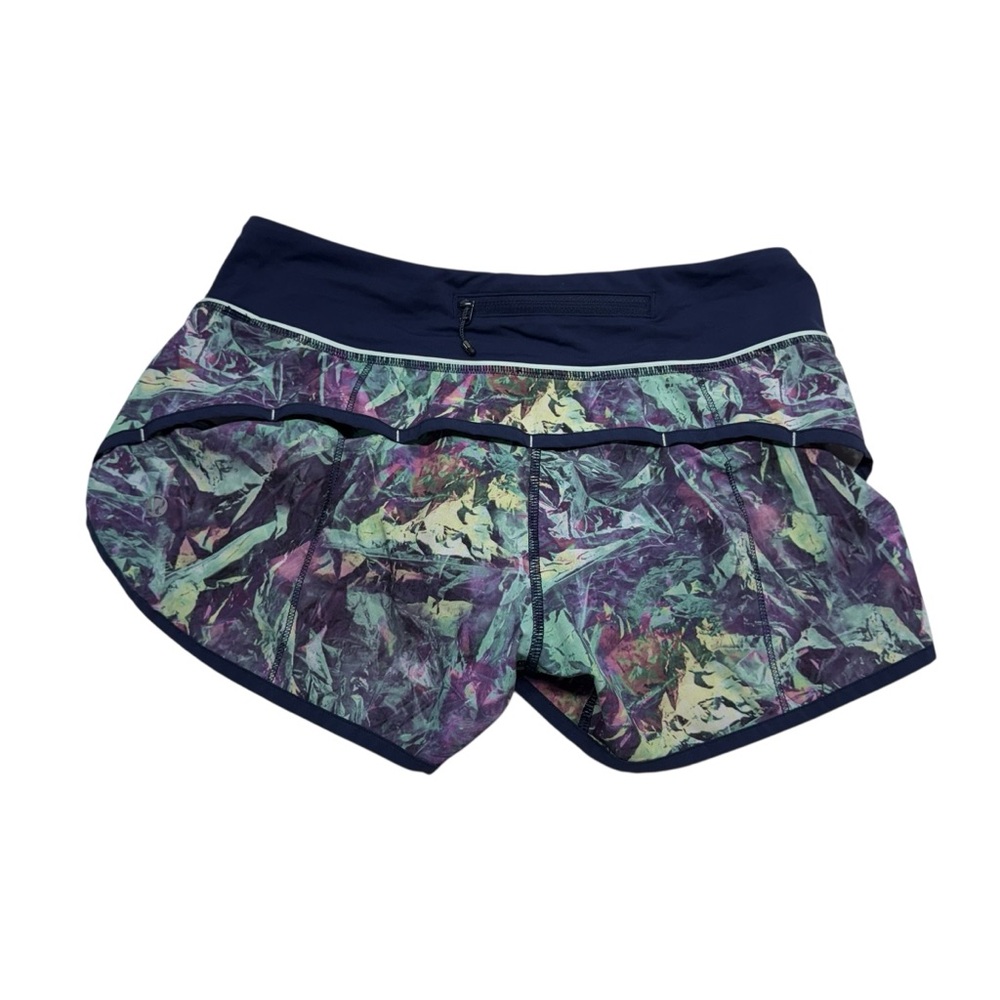 Lululemon Speed Shorts 3" Iridescent Multi / Deep Navy